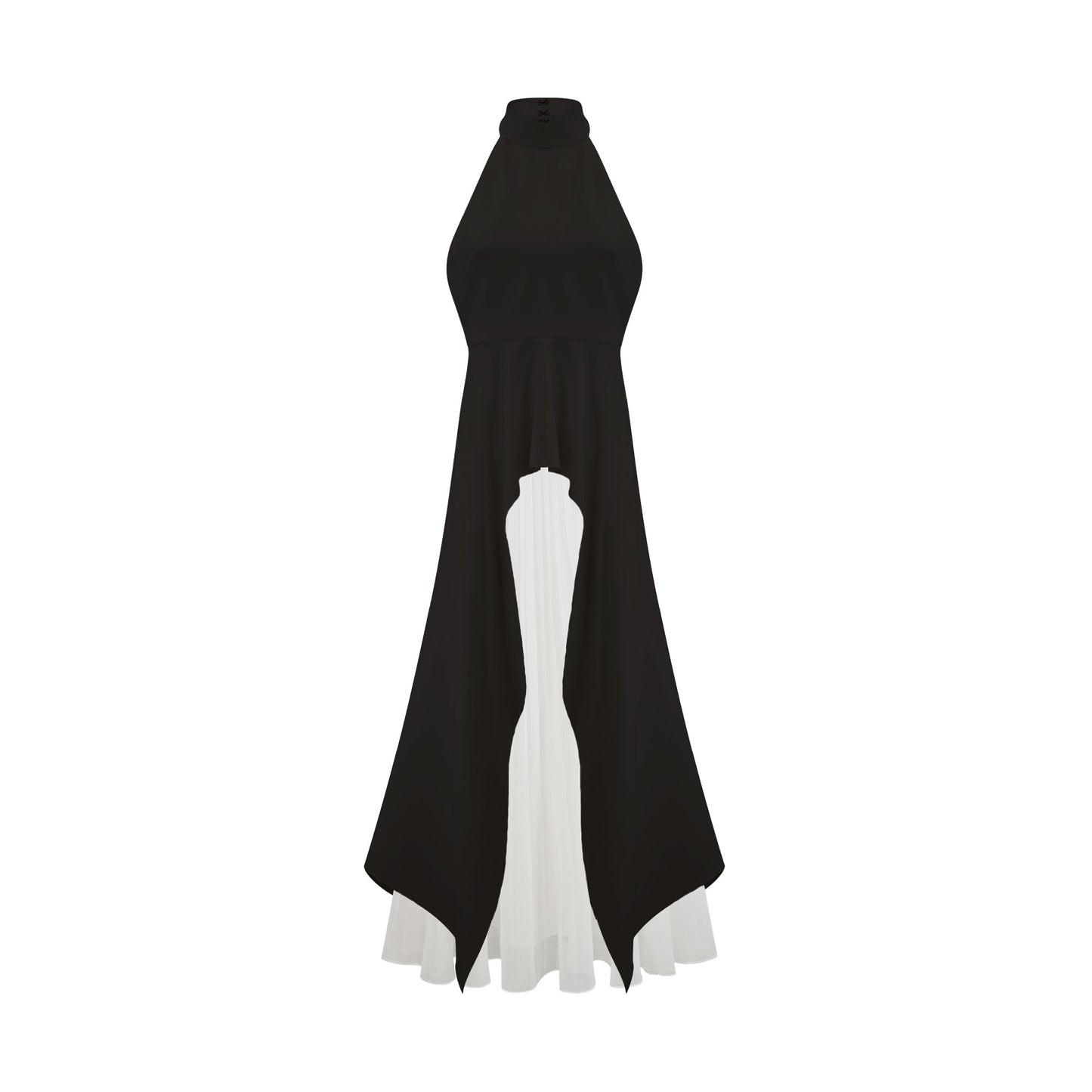 Vestido largo con espalda abierta - Mía
