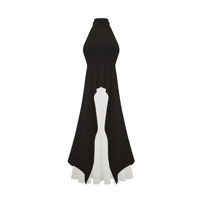 Vestido largo con espalda abierta - Mía