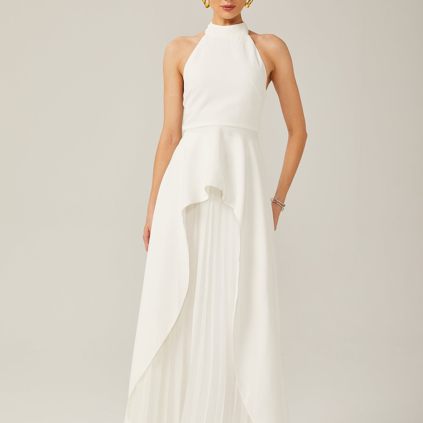 Vestido largo con espalda abierta - Mía