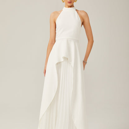 Vestido largo con espalda abierta - Mía