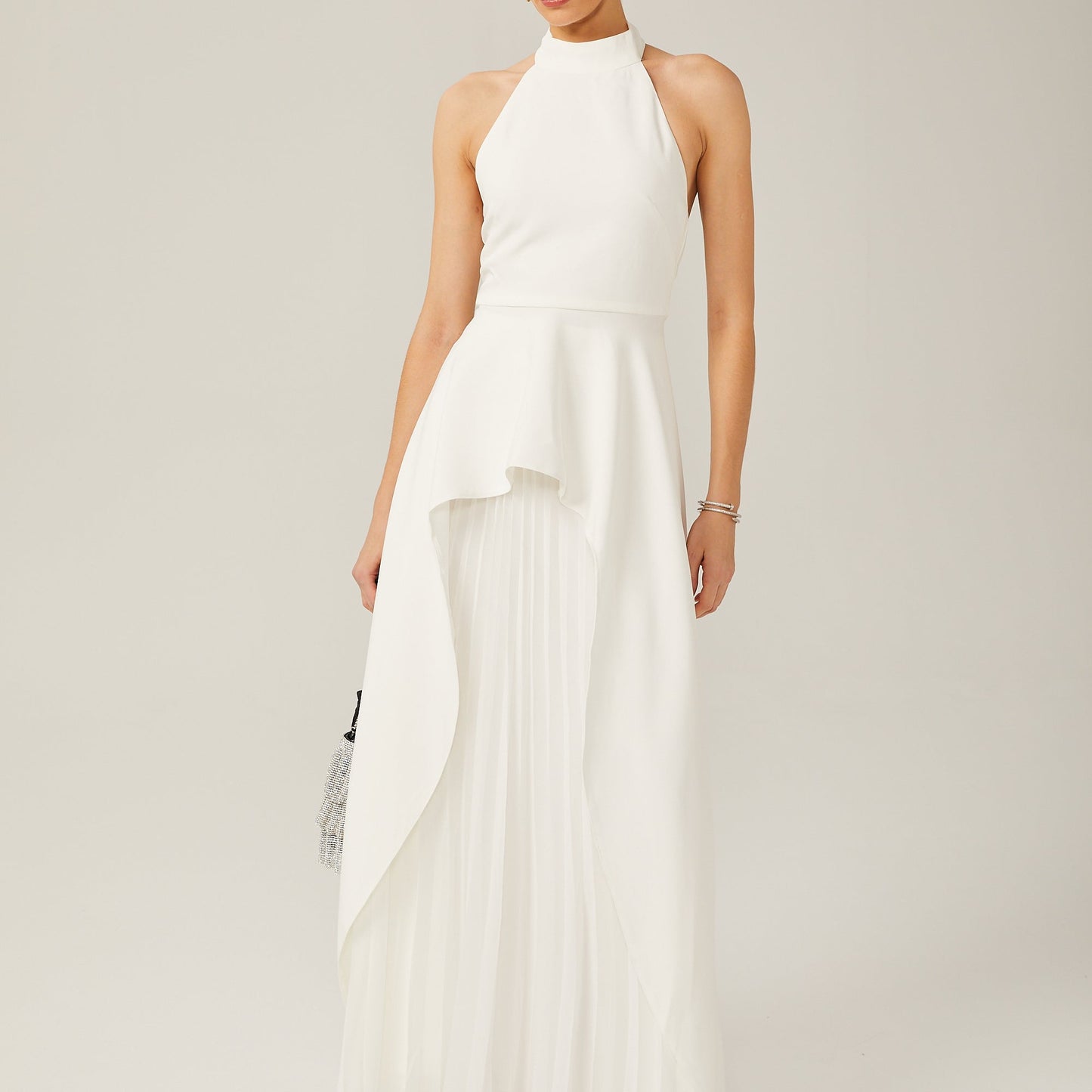Vestido largo con espalda abierta - Mía