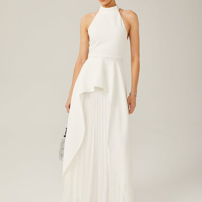 Vestido largo con espalda abierta - Mía
