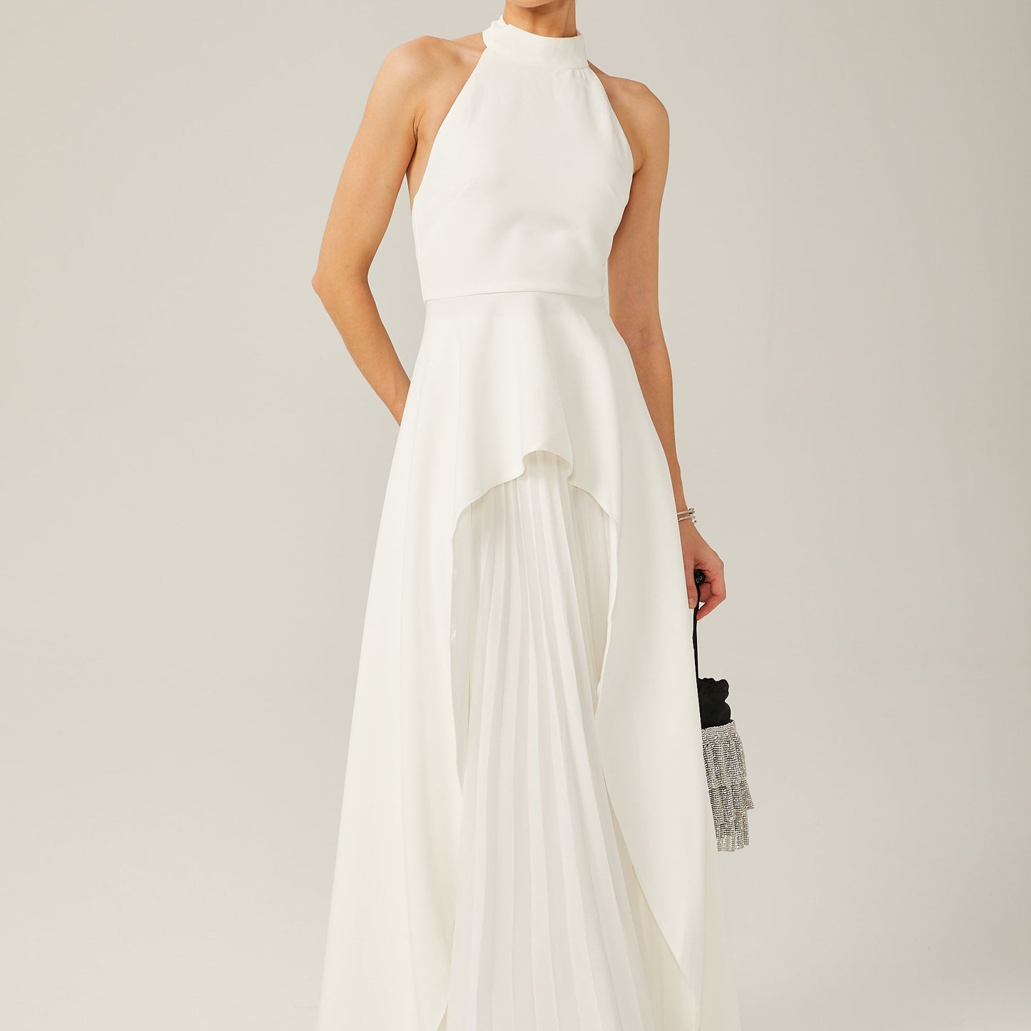Vestido largo con espalda abierta - Mía