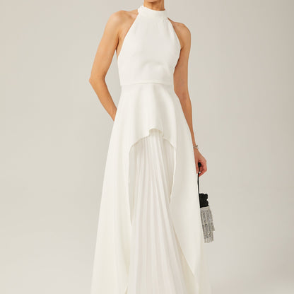 Vestido largo con espalda abierta - Mía