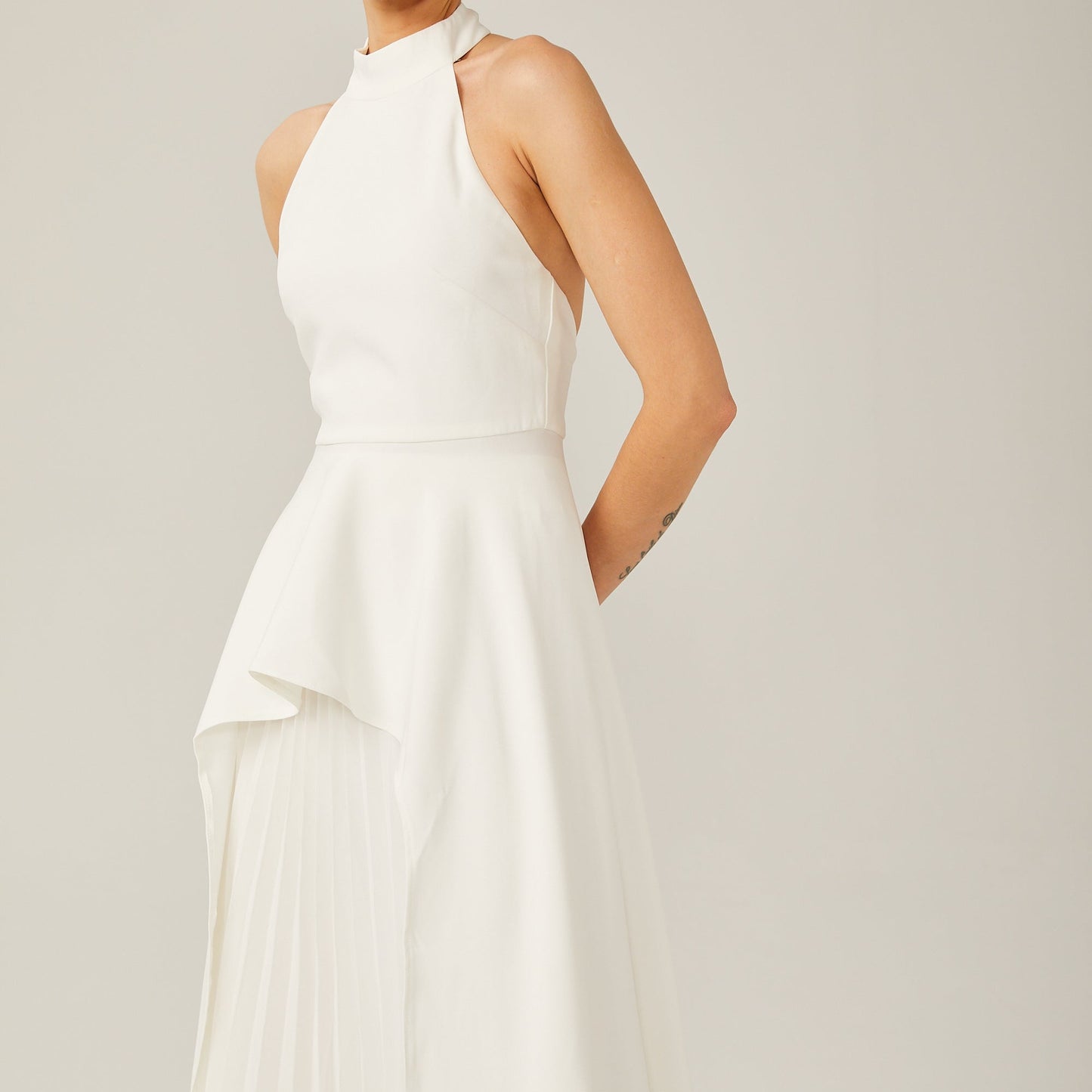 Vestido largo con espalda abierta - Mía