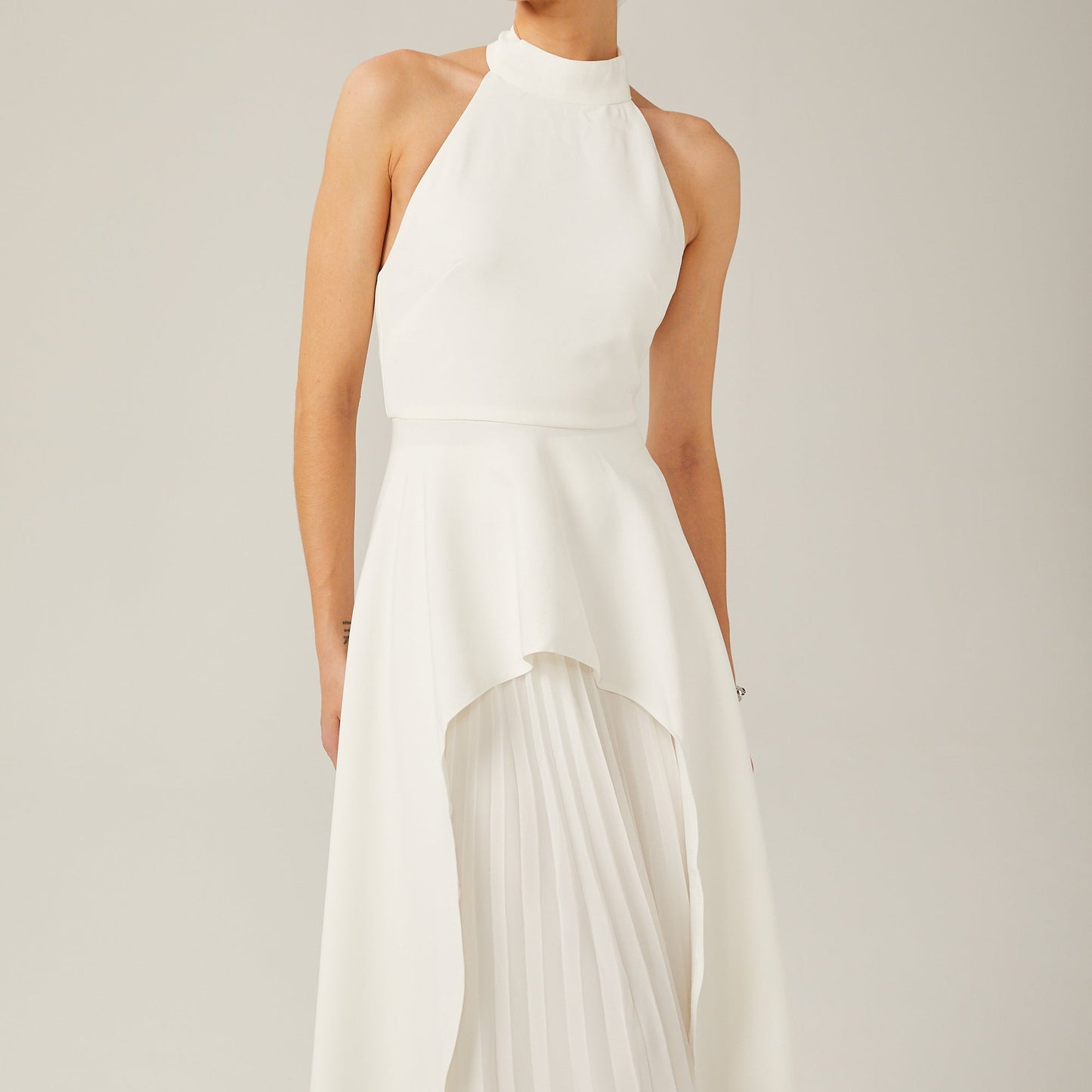 Vestido largo con espalda abierta - Mía