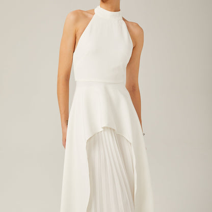 Vestido largo con espalda abierta - Mía