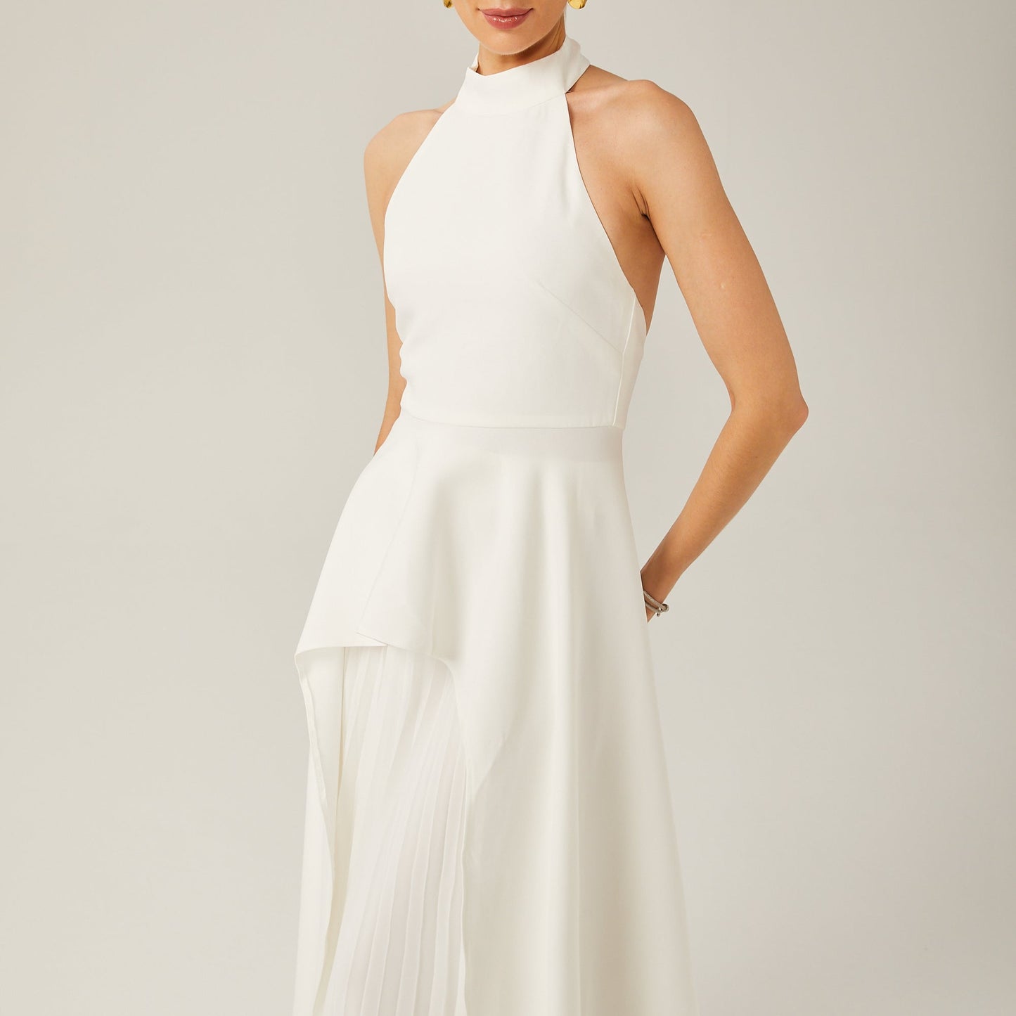 Vestido largo con espalda abierta - Mía