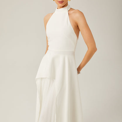 Vestido largo con espalda abierta - Mía