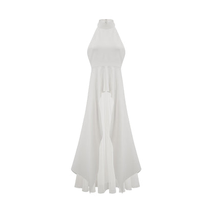 Vestido largo con espalda abierta - Mía