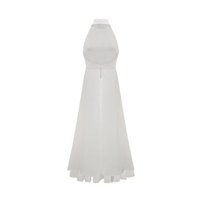 Vestido largo con espalda abierta - Mía