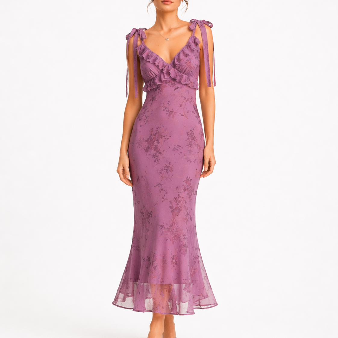 Valeria — Colección Vestidos Malva y Floral