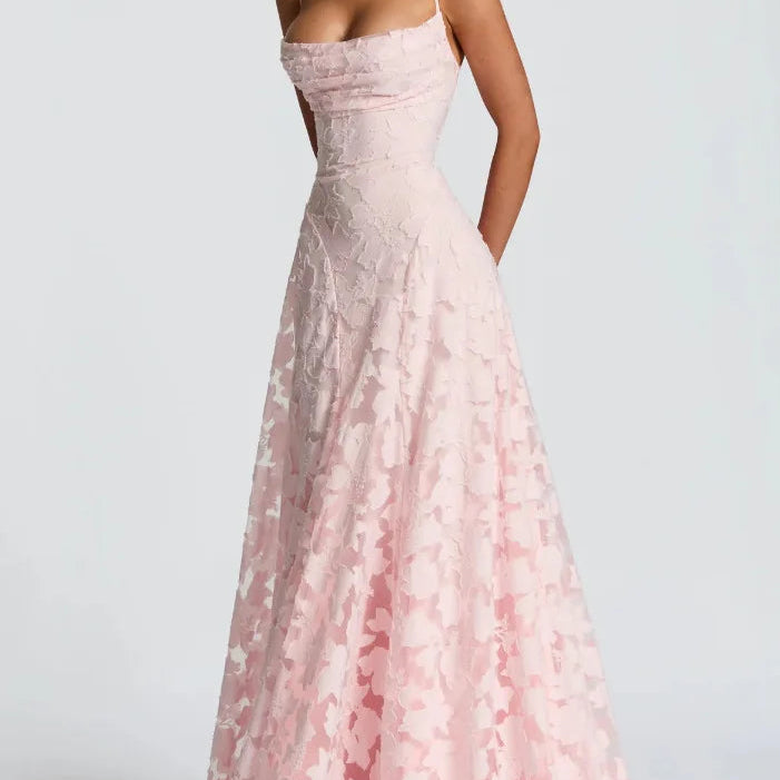 Vestido Maxi Rojo & Rosa Valentina