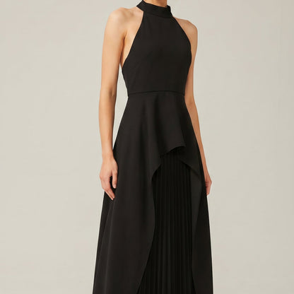 Vestido largo con espalda abierta - Mía