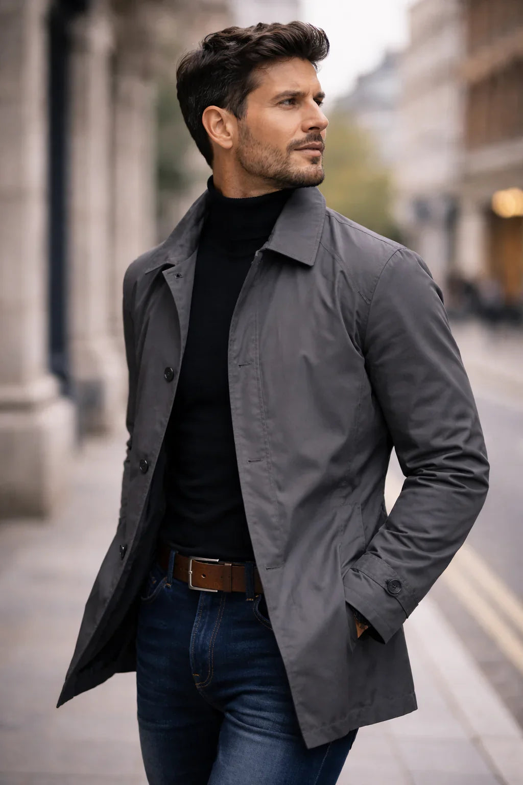 Gabardina Elegante – Alejandro