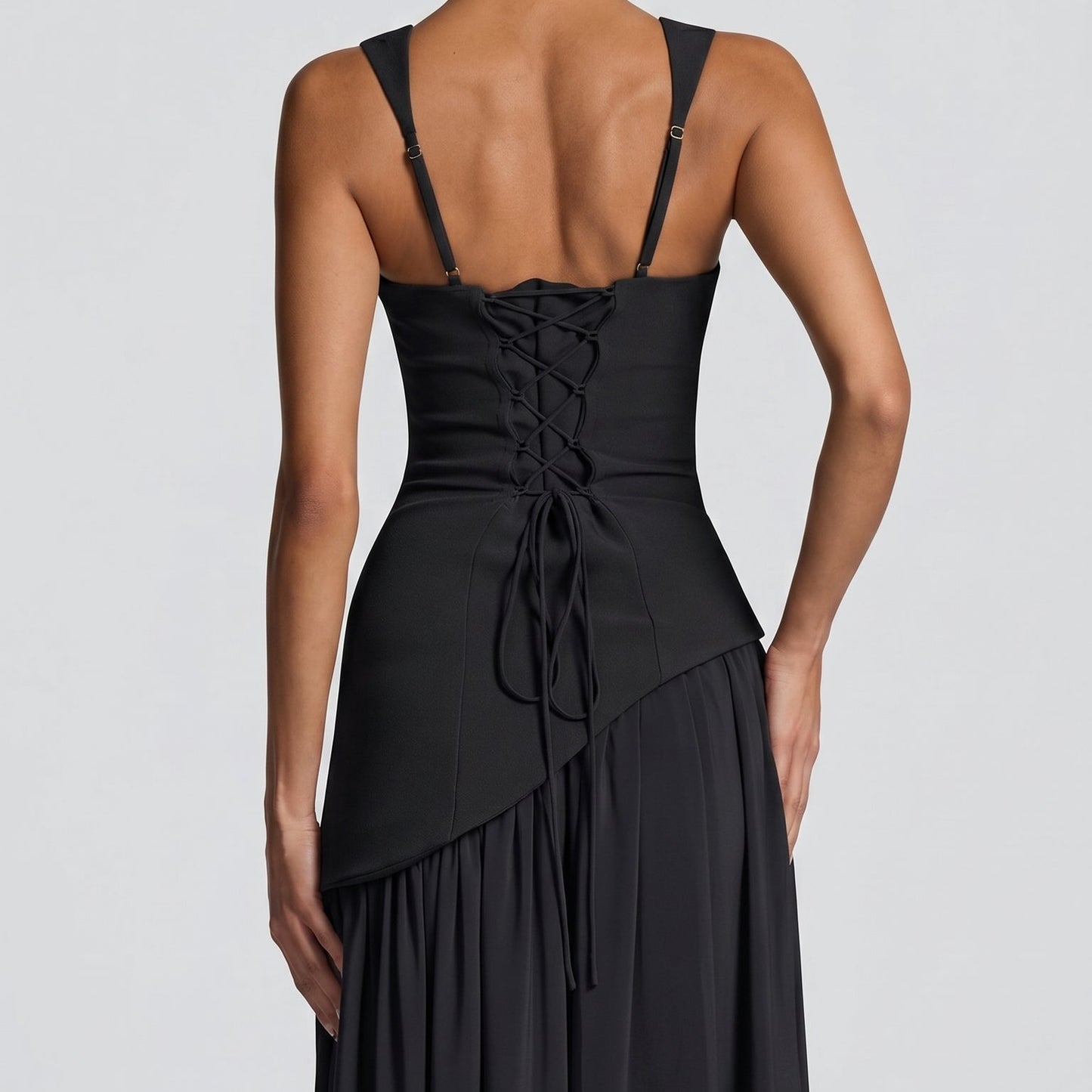 Vestido Maxi Valeria – Elegancia Esculpida