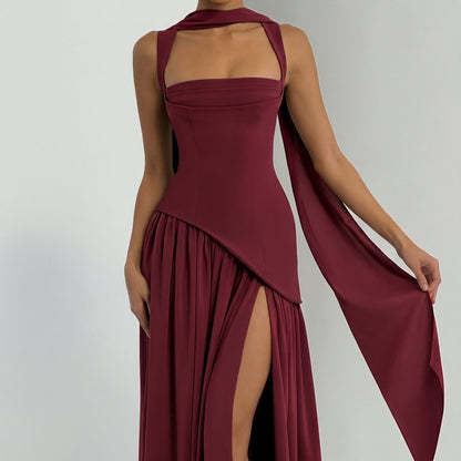 Vestido Maxi Valeria – Elegancia Esculpida