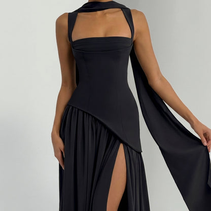 Vestido Maxi Valeria – Elegancia Esculpida