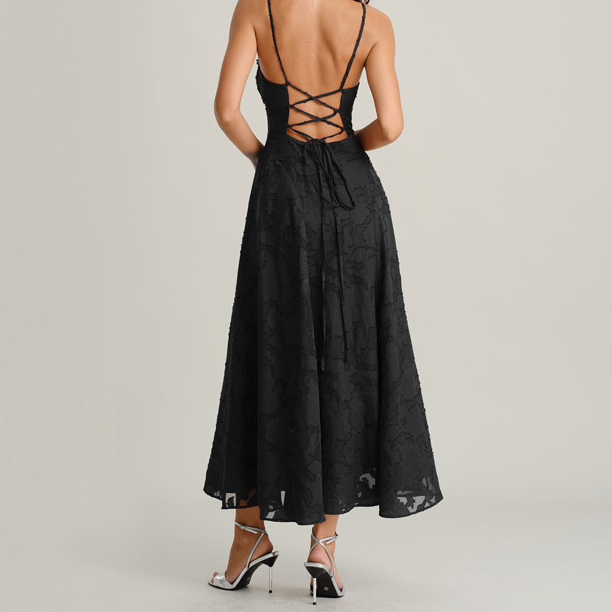Vestido Maxi Negro Adriana